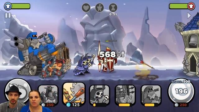 ПРоХоДиМеЦ и БолтушкА улучшили Джаггернаута! #364 - игра Tower Conquest смотреть онлайн