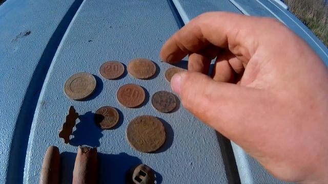 Коп по старине и сбор металлолома перепаханная деревня Часть 6 смотреть онлайн