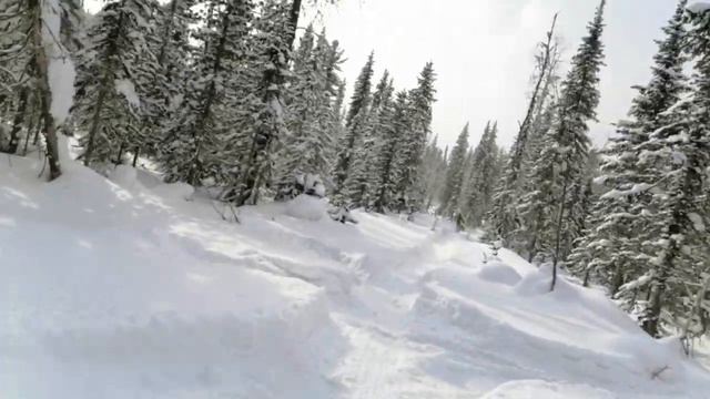 Поездка на загадочное и непокоряемое озеро на снегоходах Буран или как заехали в белый плен. смотреть онлайн