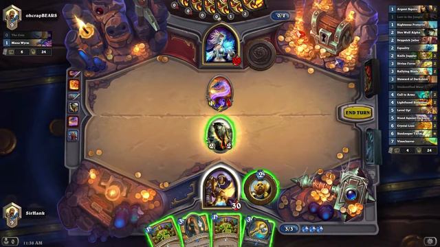 Silver Hand Paladin: Aggression Perfection! (Patches Nerf) - [Hearthstone: Kobolds and Catacombs] смотреть онлайн