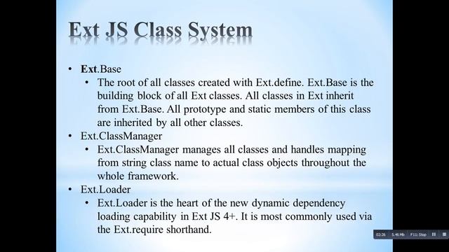 ExtJS Basics Part 3 смотреть онлайн
