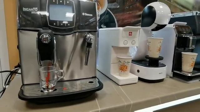 MrCoffee Saeco Incanto S-class Sirius making coffee смотреть онлайн