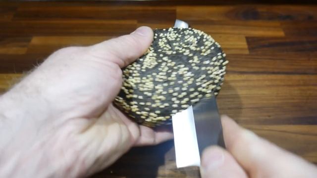 Черный бургер с лососем в тайском стиле. Black burger. смотреть онлайн
