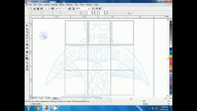 34 - CorelDraw 9 Projects - How to design a 3d game puzzle cube - Lunar Computer College смотреть онлайн