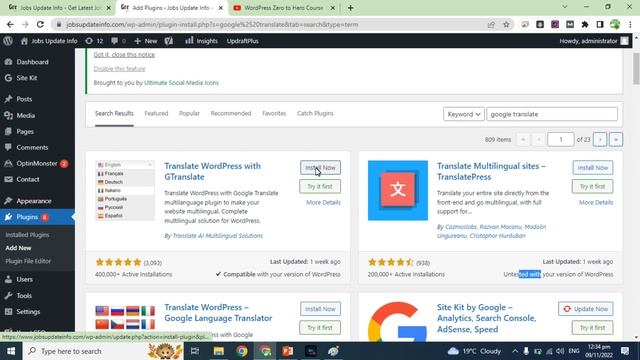 How to Add Google Translator in WordPress? Google Translate WordPress Plugin | Multilingual Website смотреть онлайн