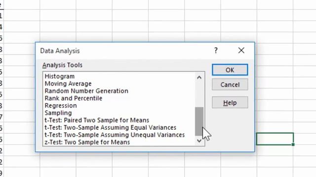 Hypothesis test for 2 Population Means using Excel’s Data Analysis смотреть онлайн