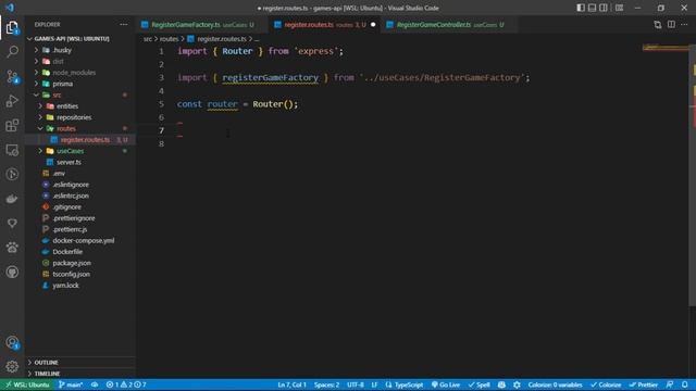 API Node com Typescript #18 - Criando factory do register game e rota смотреть онлайн