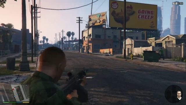 Grove Street vs Ballas Hood Safari Mission in GTA 5 смотреть онлайн