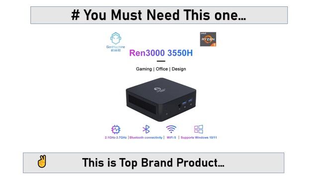 GenMachine AMD Ryzen Mini PC смотреть онлайн