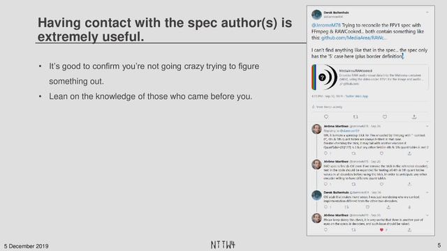No Time To Wait - S04E13 - Derek Buitenhuis - I Wrote an FFV1 Decoder in Go for Fun смотреть онлайн