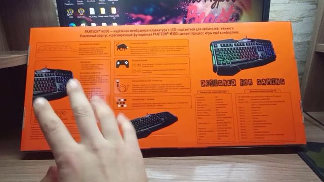 Обзор новой игровой клавиатуры от фирмы "PANTEON M300" смотреть онлайн