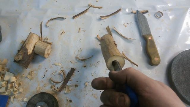 Резец по дереву Стамеска из напильника своими руками Резьба Wood carving смотреть онлайн