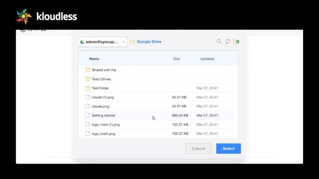 How to Use the Kloudless File Picker смотреть онлайн