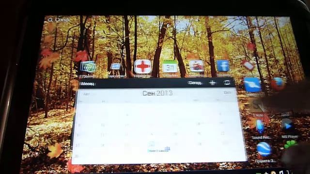 Осенний лес Падающие листья клёна смотреть онлайн