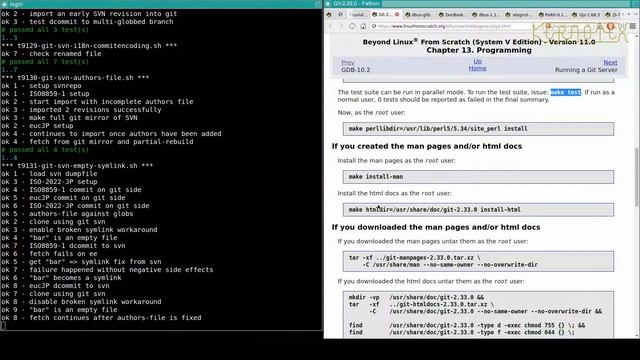 66: Falkon Dependencies 14: GCR, SWIG, LibYaml, Tk, Ruby, Subversion, Git & M... - BLFS 11.0 on iMa смотреть онлайн