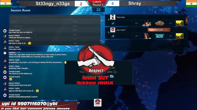 Team SGT | INDIA TEKKEN TOURNAMENT DOUBLE ELIMINATION part 2 смотреть онлайн