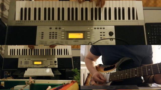 Руки вверх - Алёшка (cover на электрогитаре и синтезаторе) смотреть онлайн