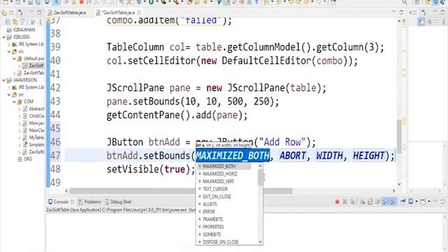 Creating And Populating Jtable with defaulttablemodel having Jcombobox in Row Column and JCheckbox смотреть онлайн