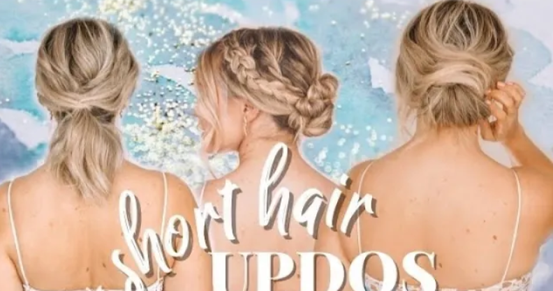 Прически на короткие волосы - Hairstyles for short hair смотреть онлайн