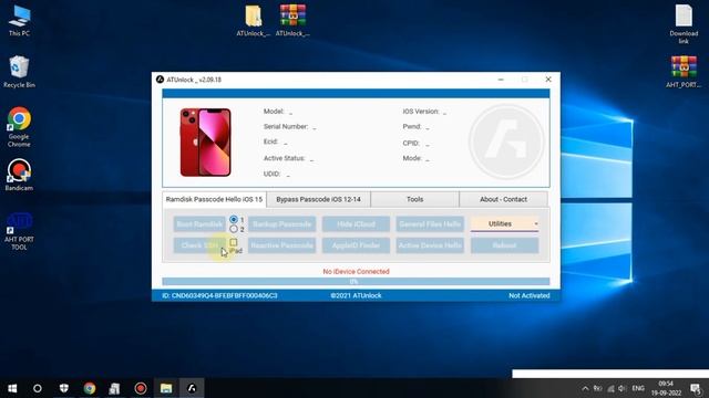 ATUnlock Tool V2.09.18 Crack 2022 ?? Bypass Hello Screen | AppleID Finder | Hide ICloud