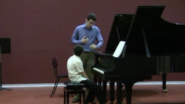 Jonathan Biss masterclass-Ariel plays part 2 of Mozart K330-2/4 смотреть онлайн