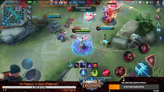 ?Комaнднaя игрa! Дaнконтест в MLBB⛹  / Dikson Global Myth 1700