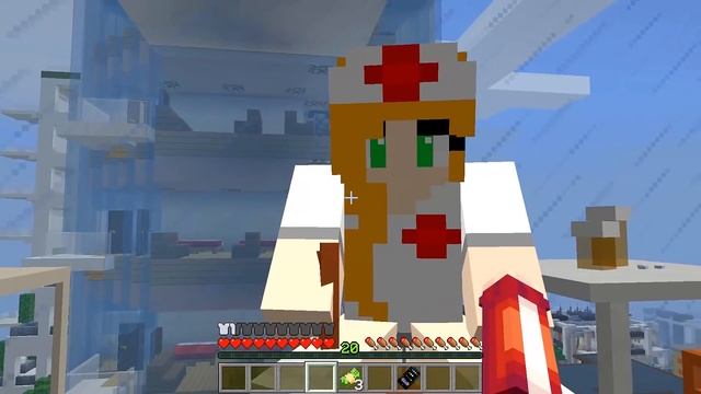 РЕБЕНОК И ДЕВУШКА МЕДСЕСТРА В МАЙНКРАФТ! ДЕТИ И КТО ТВОЙ ПАПОЧКА MINECRAFT! МУЛЬТИК ДЛЯ ДЕТЕЙ ДЕТИ