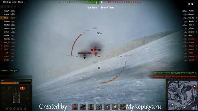WOT: Arctic Region - - 6 frags - смотреть онлайн