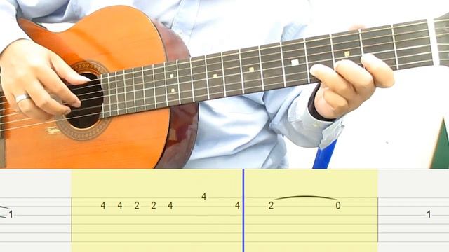 Old Town Road Guitar Lesson Melody Tab Tutorial No Capo (Slow Tempo) Guitar Lessons for Beginners смотреть онлайн