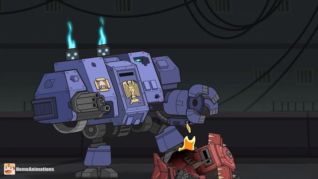 Mk V Dreadnought VS Ork Deff Dread - Cartoons about the Warhammer 40,000 смотреть онлайн