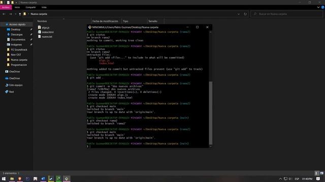 Git Merge (Unir ramas) en GitHub - Tutorial Fácil смотреть онлайн