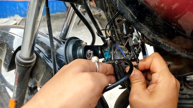 How to install duel horn in any bike ? | Pulsar Duel Horn Installation on platina смотреть онлайн