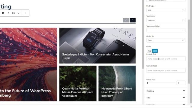 Gutenberg WordPress - Custom Post Blocks Plugins смотреть онлайн