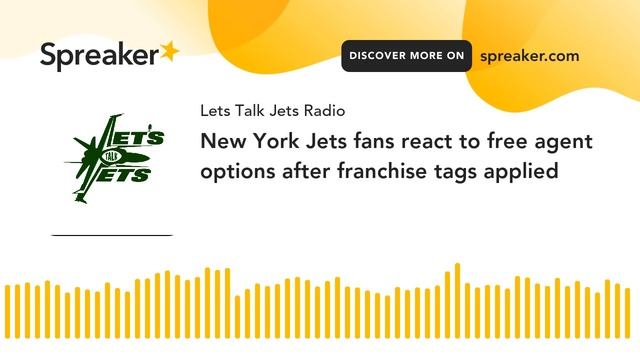 New York Jets fans react to free agent options after franchise tags applied смотреть онлайн