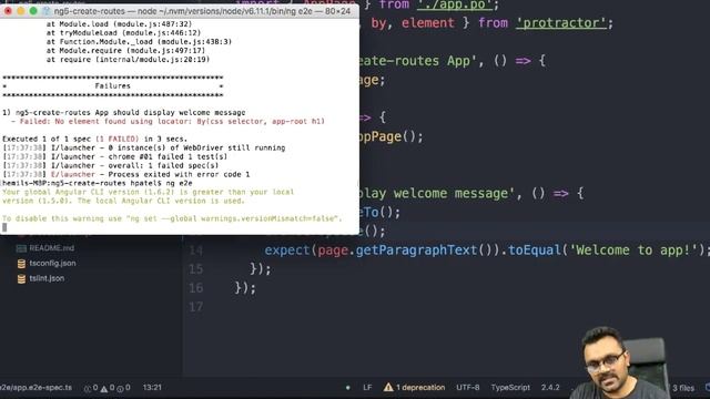 Angular 5 e2e Testing with Protractor Tutorial смотреть онлайн