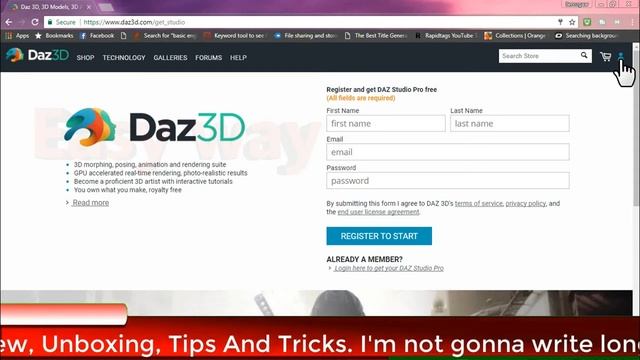 How To Download DAZ 3D studio free with license key by legal way смотреть онлайн