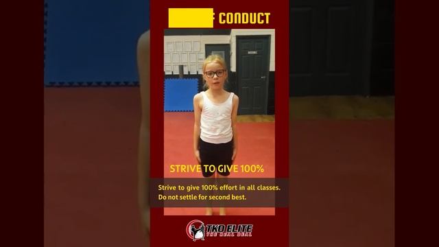 TKO ELITE CODE OF CONDUCT ⭐