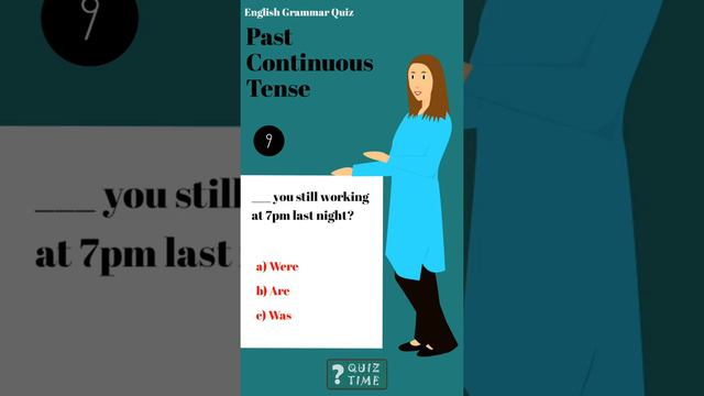 Past Continuous Tense | Grammar Quiz