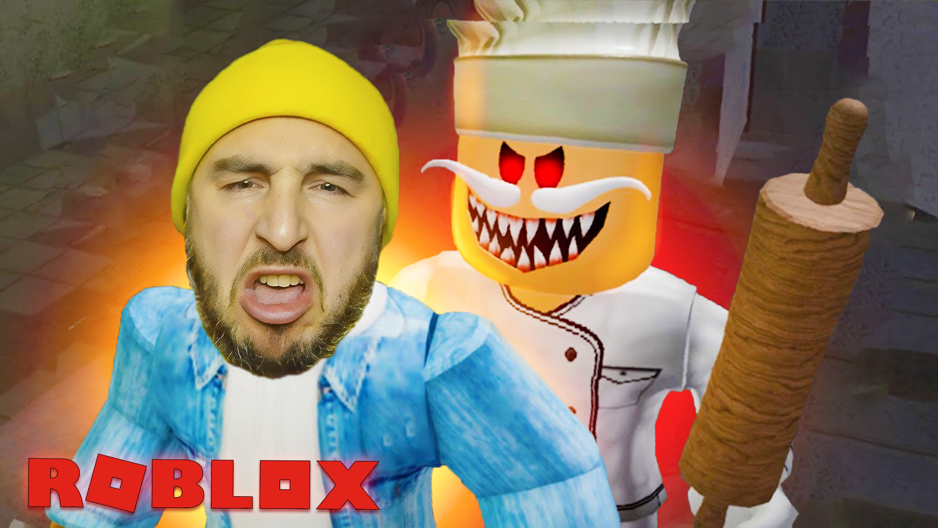 ROBLOX. Побег из Пиццерии от Папа Пицца! Обби Выживание