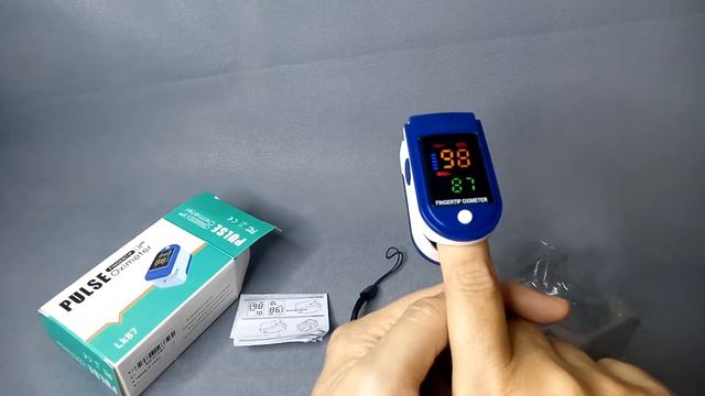 OXIMETER FINGERTIP PULSE LK87 AB-88 Unboxing