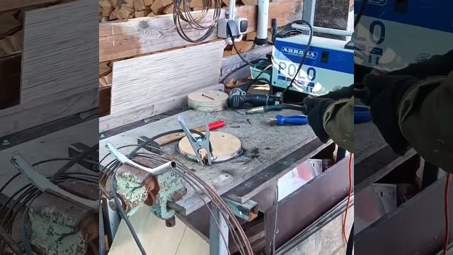 Изготовление каркаса для плетеного, бутылочного дерева из Ивы. смотреть онлайн