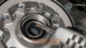 Смазка подшипников колеса на KAYO T4 подробно