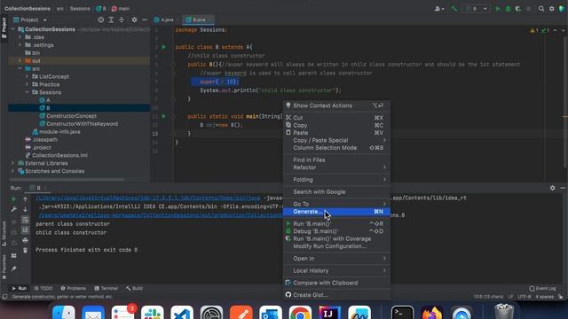 This and Super keywords with Constructor Examples In Java vid21 part2 смотреть онлайн