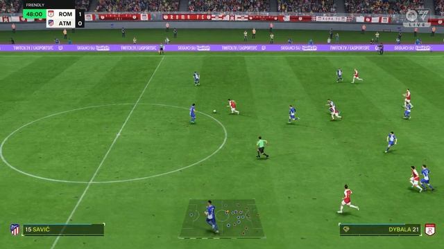 EA SPORTS FC 24 - AS Roma vs Atlético Madrid [4K 60FPS] смотреть онлайн