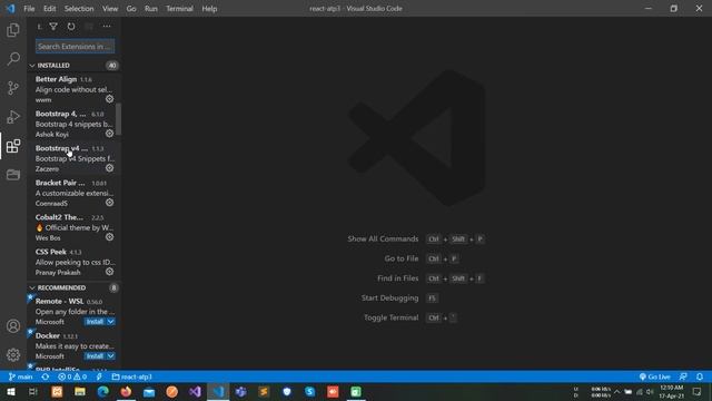 #3 Visual Studio Code(IDE) for React | ReactJS Tutorial for Beginners in Bangla 2021 смотреть онлайн