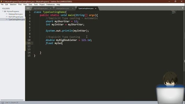 3-JAVA TYPECASTING |हिंदी में| [1% Better @Java] смотреть онлайн