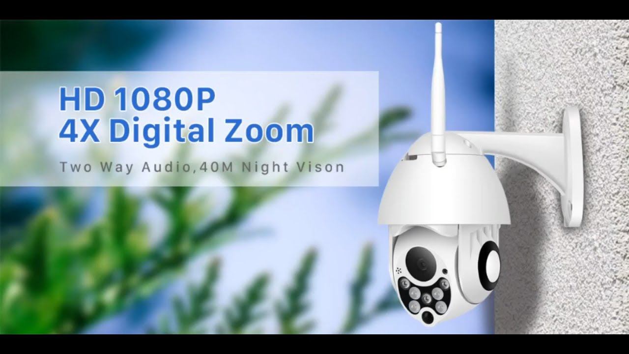 1080P PTZ IP Camera Wifi Outdoor Speed Dome Wireless смотреть онлайн