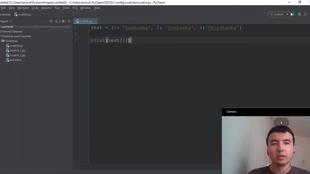 9. Python Boshlang'ich - Lug'atlar (Dictionaries) смотреть онлайн