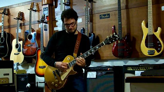 Gibson Les Paul Deluxe Goldtop 1979 Roberto MarrapodiDemo 1 смотреть онлайн