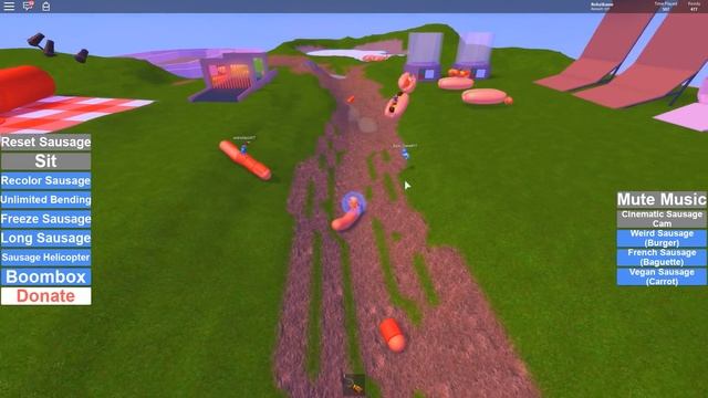 СИМУЛЯТОР СОСИСКИ! НАКОРМИЛ ГИГАНТСКОГО НУБА СОСИСКОЙ ROBLOX SIMULATOR смотреть онлайн